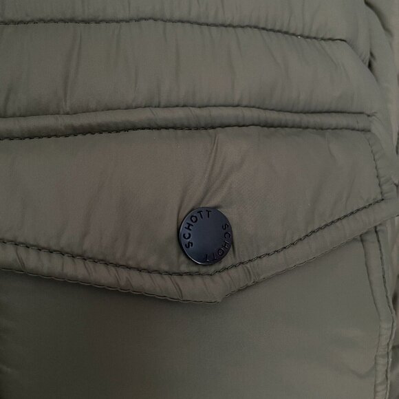 Schott Bros. NYC Jacket Flyer’s Man Intermediate Army Type Quilted S - Picture 7 of 12